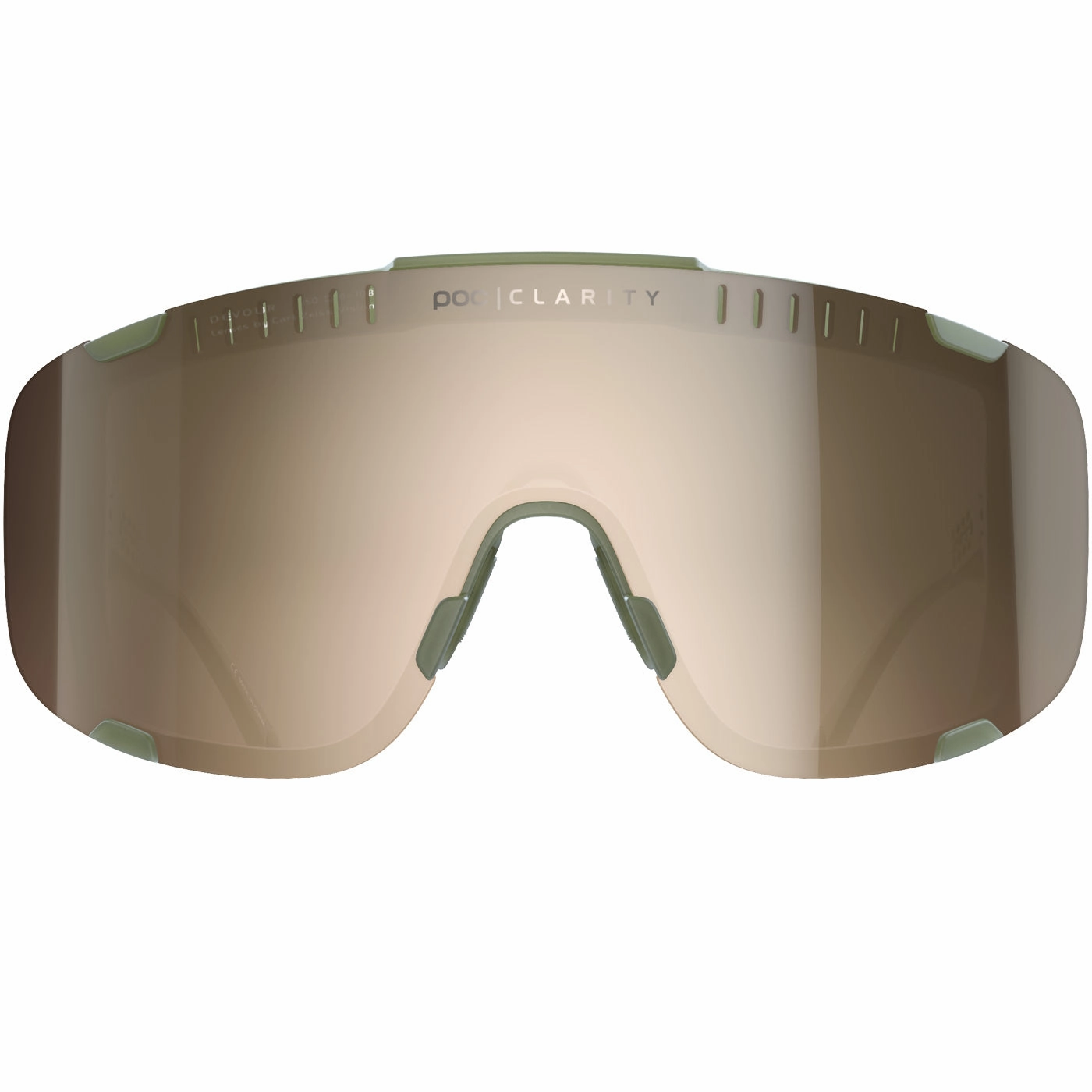 Poc Devour glasses - Epidote Green Brown Mirror