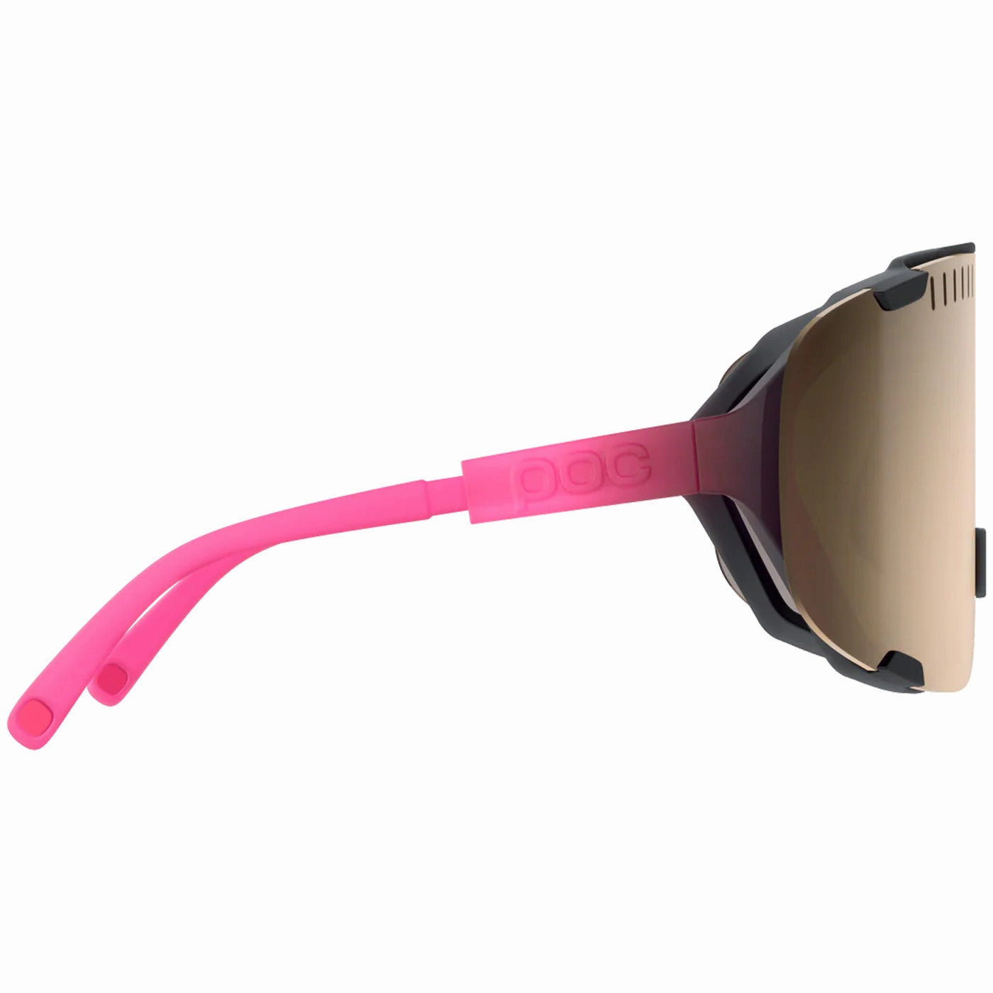 Poc Devour glasses - Fluorescent Pink Uranium Black Brown Mirror