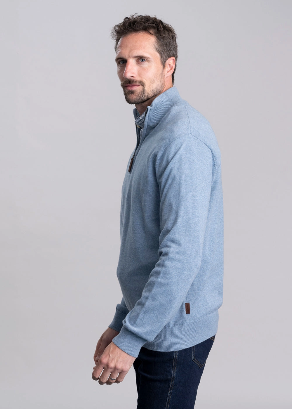 Special Price Today Todays Trending Deals Porthmeor Pima Cotton Quarter Zip