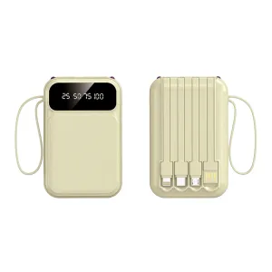 Powerbank 10000Mah With Detachable Cable Mega Online Discount Online Exclusive Offer