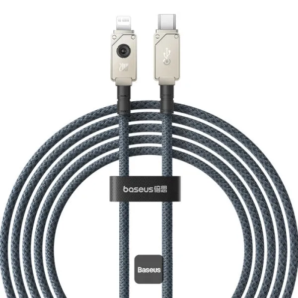 Flash Offer Today Clearance Blowout Baseus Unbreakable Series Fast Charging Data Cable Type-C To Ip 20W 2M White