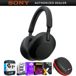 Sony Wireless Industry Leading Noise Canceling Headphones, Black W/ Warranty Bundle Flash Sale Alert Last Chance Steal