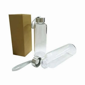 Weekend Flash Offer Best Price Online 450Ml Glass Water Bottle