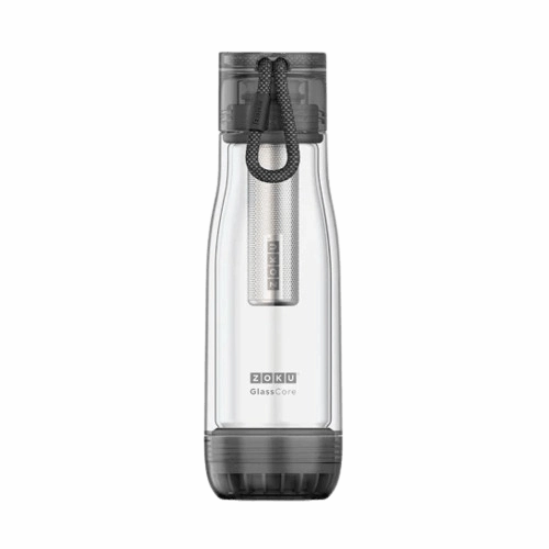 Trending Savings Now Exclusive Online Offer Zoku Glass Core Bottle & Tea Infuser