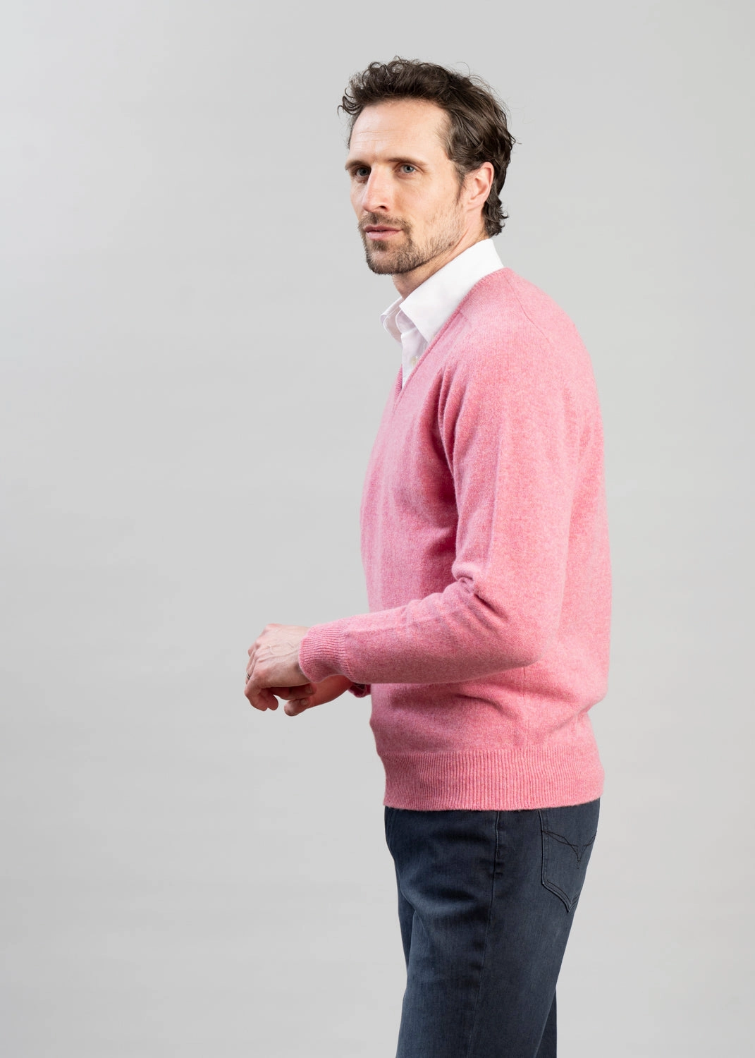Exclusive Leven 2 Ply Lambswool V-Neck Exclusive Online Offer
