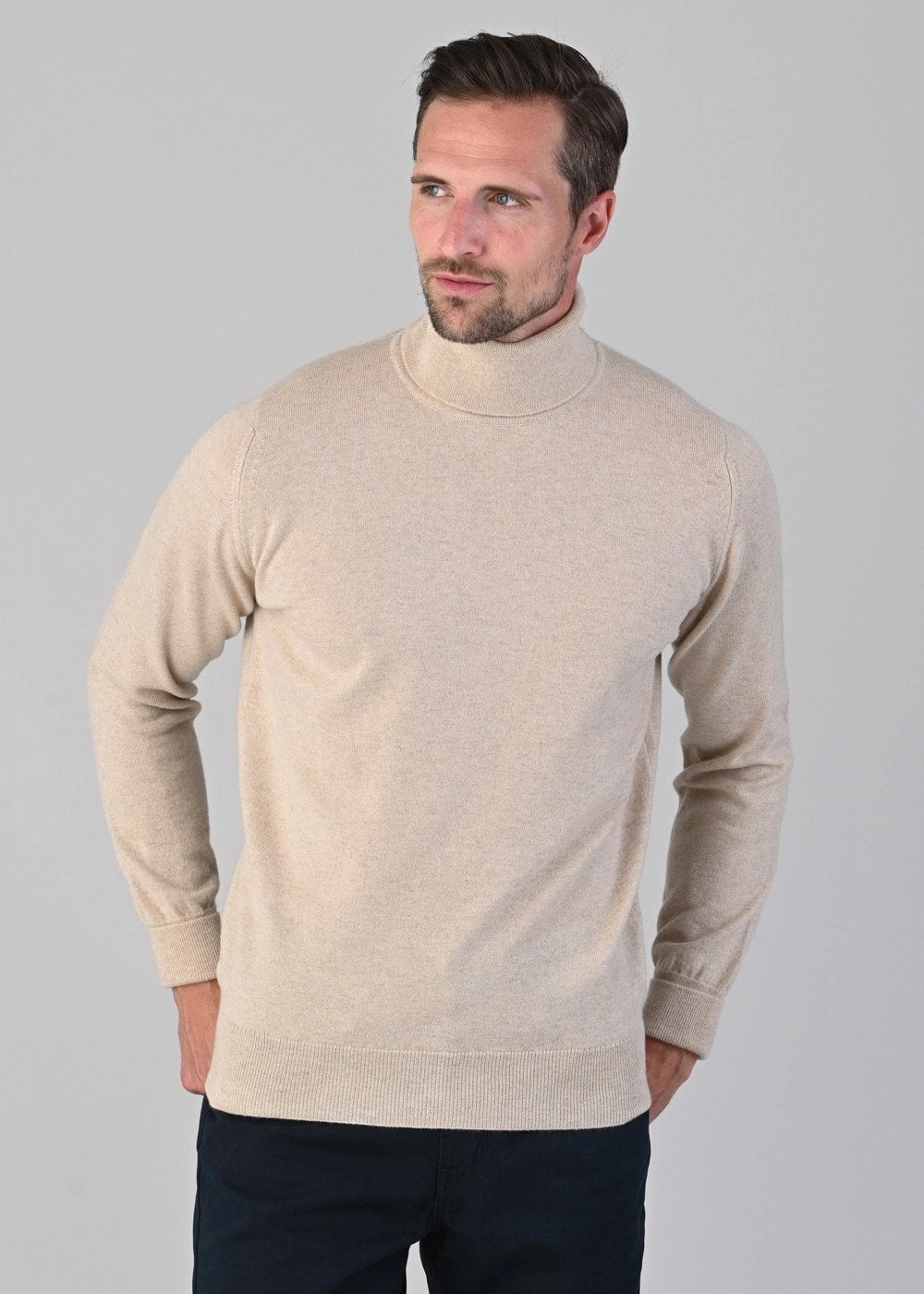 Instant Discount Oxton 1 Ply Cashmere Roll Neck