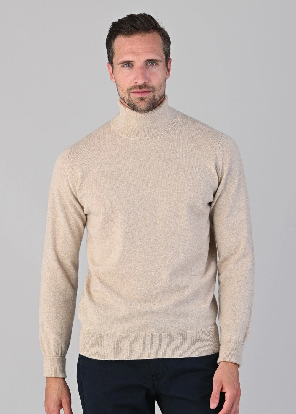 Online Exclusive Deal Grab It Fast Oxton 1 Ply Cashmere Roll Neck