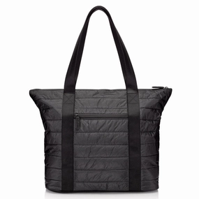 Shop Grab Savings Puffer Tote Black