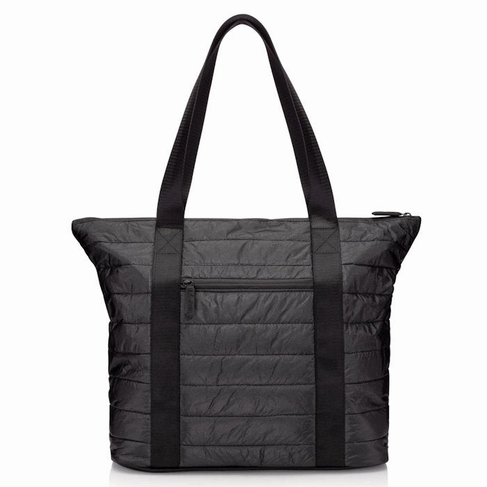 Shop Grab Savings Puffer Tote Black