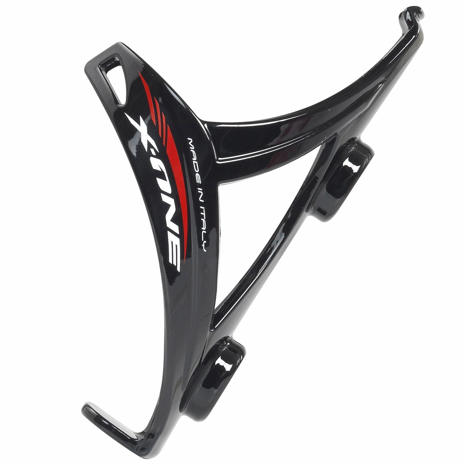 RaceOne X1-ONE Glossy bottle cage - Black