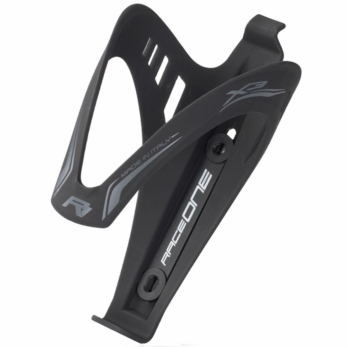 RaceOne X3 Rubber bottle cage - Black