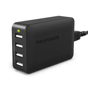 Ravpower Rp-Uc07 4-Port Usb Charger 40W 8A Multi Charge Big Savings Event