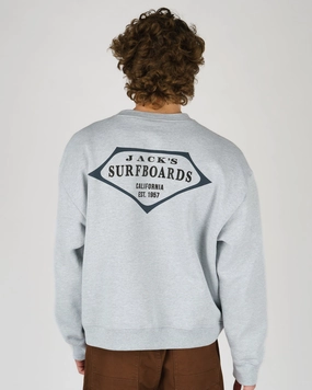 Big Savings Today Price Drop Today Retro Lam Heavyweight Crewneck - Grey