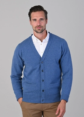 Last Chance Steal Trending Now Discount Rob 2 Ply Lambswool Cardigan