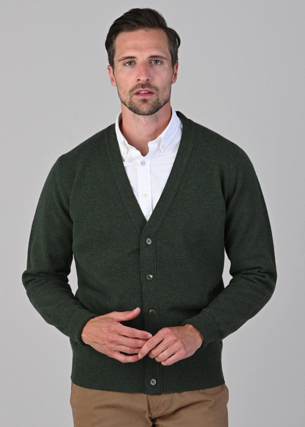 Rob 2 Ply Lambswool Cardigan Mega Hot Offer