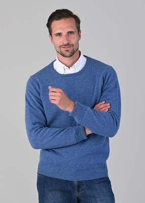Todays Best Deal Rob 2 Ply Lambswool Crew Neck