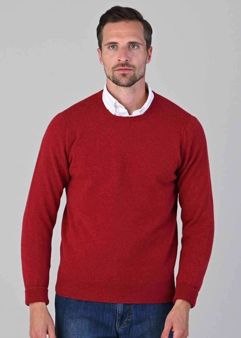 Rob 2 Ply Lambswool Crew Neck New Arrival Discount Limited Time Offer