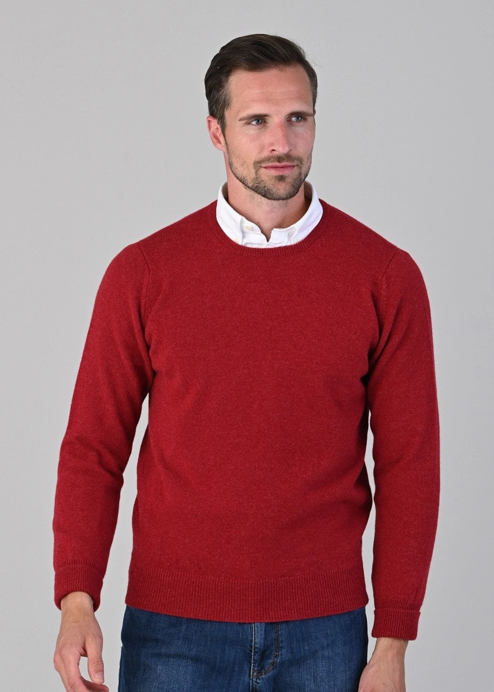 Best Price Today Trendy Picks Today Rob 2 Ply Lambswool Crew Neck