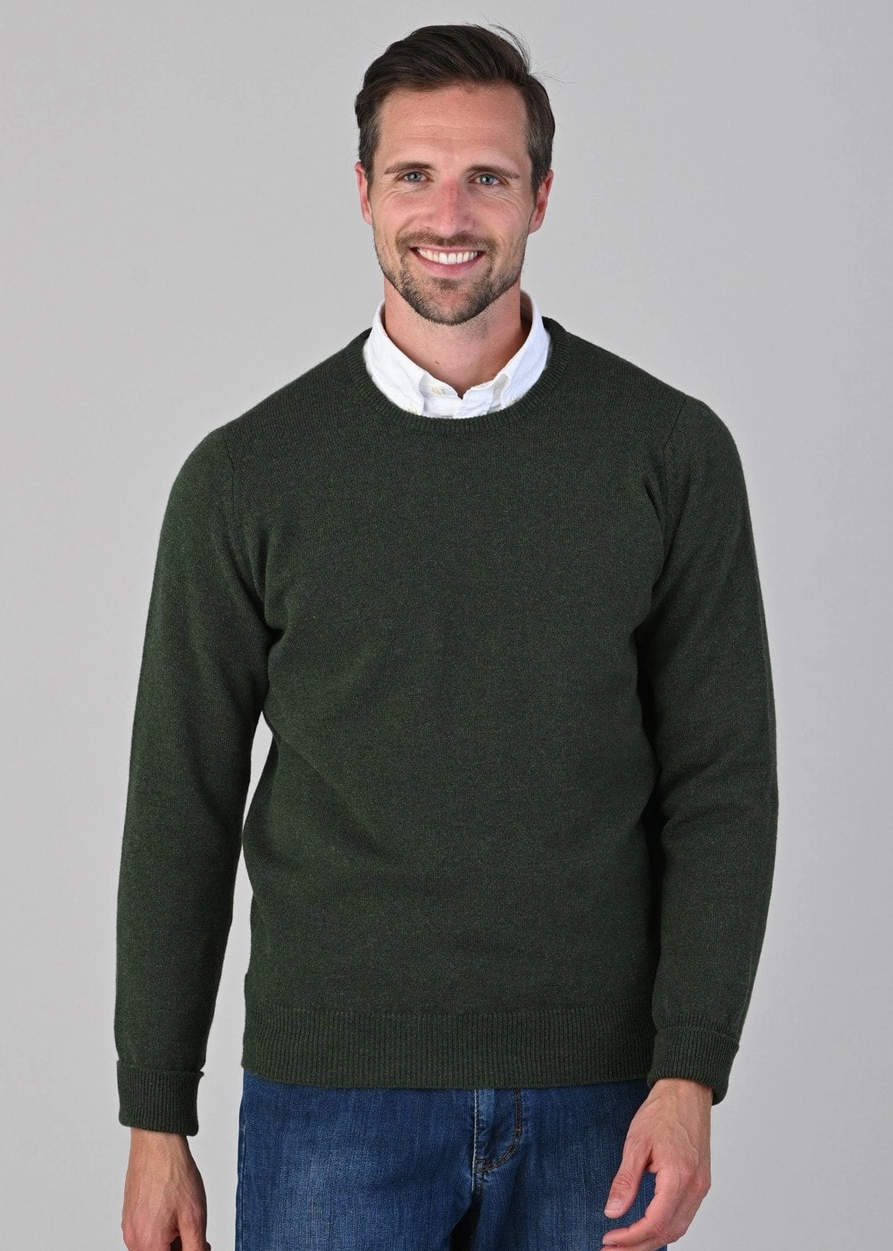 Rob 2 Ply Lambswool Crew Neck Big Savings Event