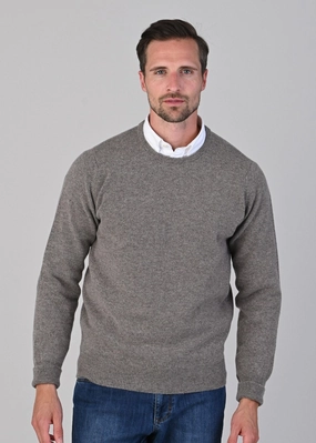 Rob 2 Ply Lambswool Crew Neck Shop Today Save