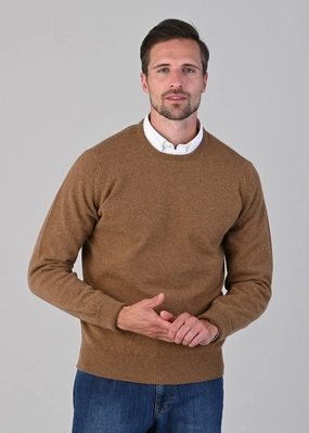 Rob 2 Ply Lambswool Crew Neck Trending Deals Today