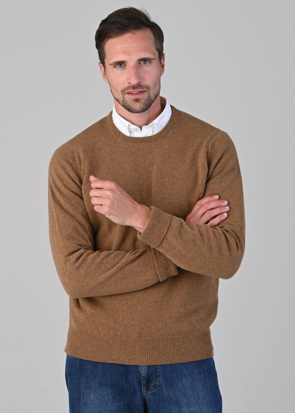 Shop Save Today Online Exclusive Steal Rob 2 Ply Lambswool Crew Neck