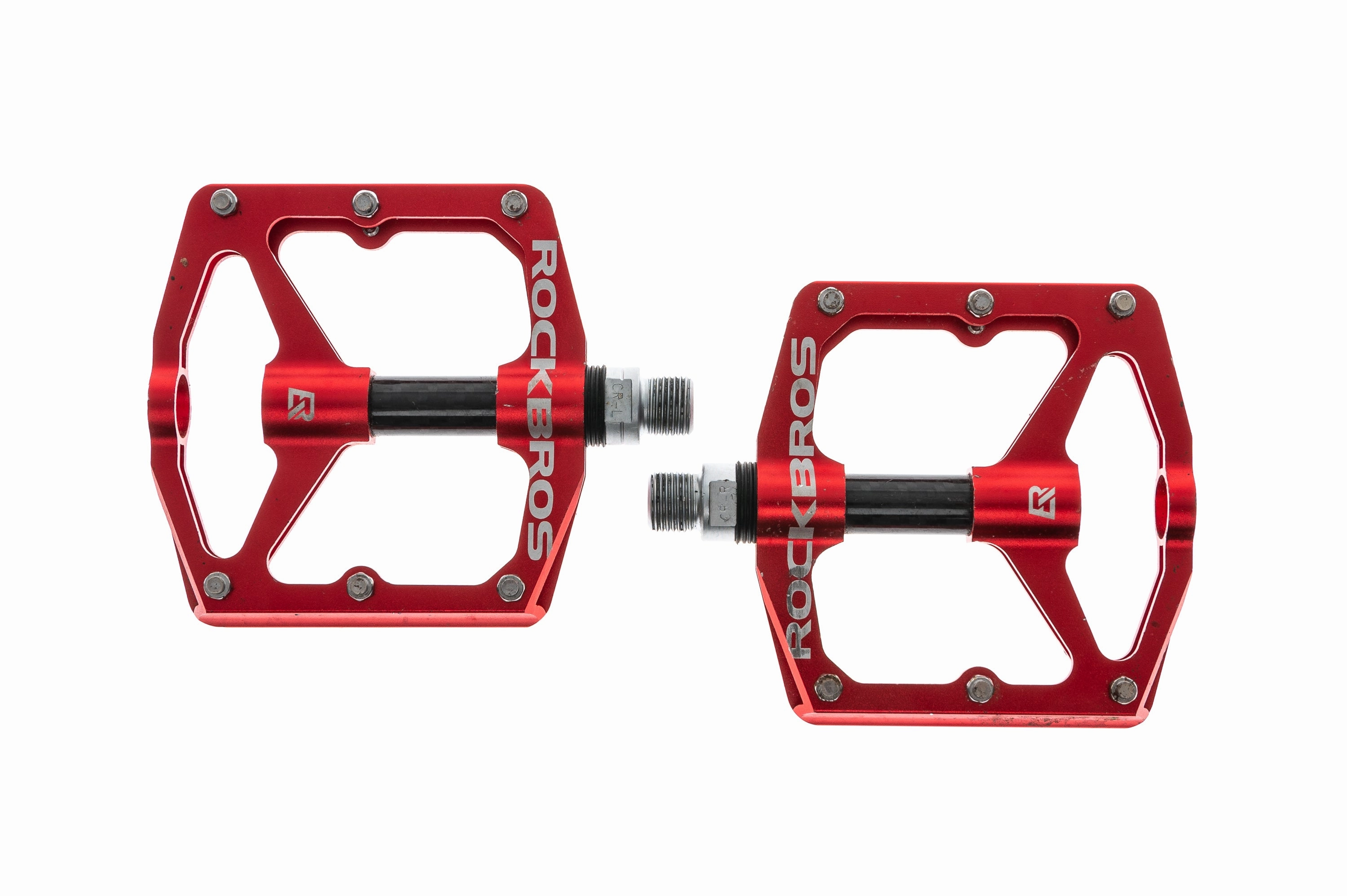 Rockbros Hollow Bearing Pedals Platform Red
