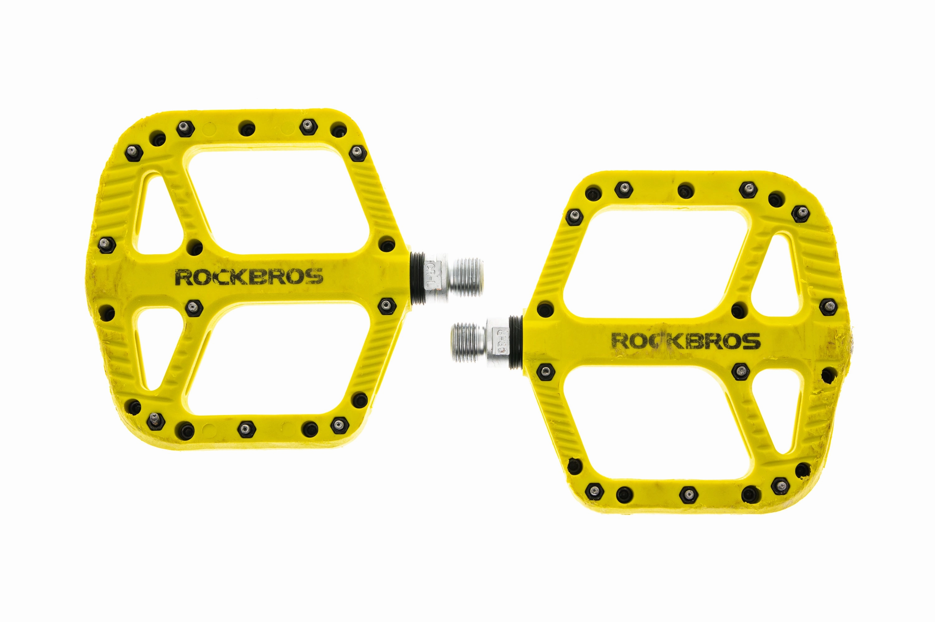 Rockbros Platform Bearing Wide Nylon Pedals Platform Yellow
