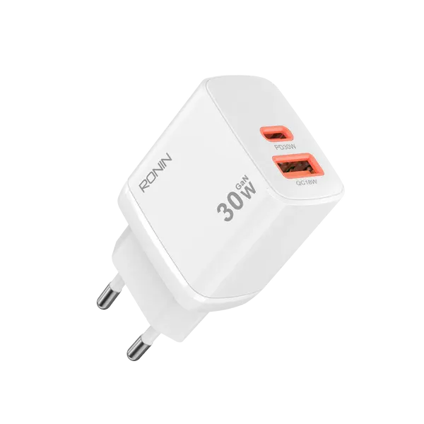 Ronin R-6030 Flux 30W Gan Technology Fast Charger Limited Time Discount