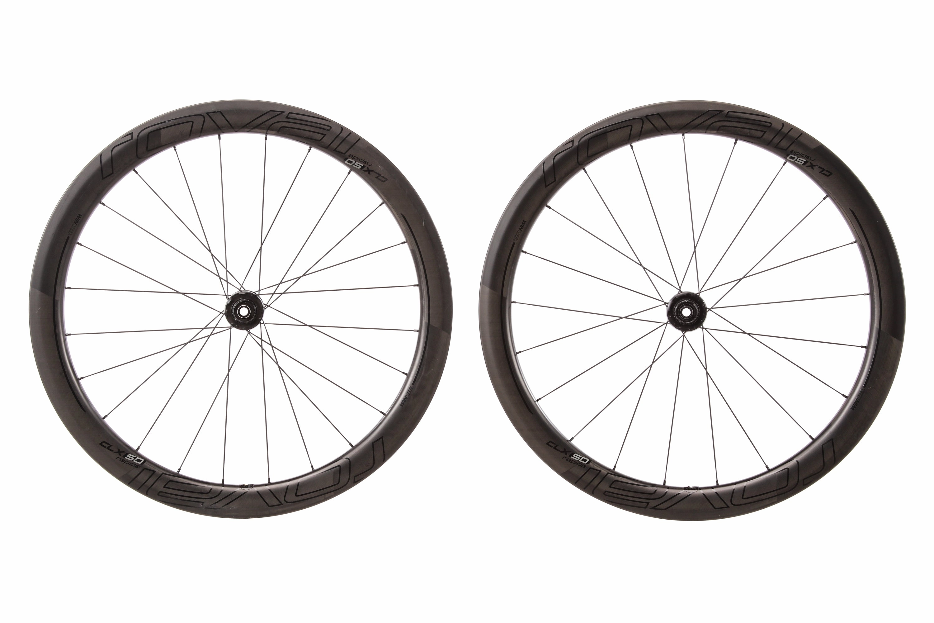 Roval CLX 50 Rapide Carbon Tubeless 700c Wheelset