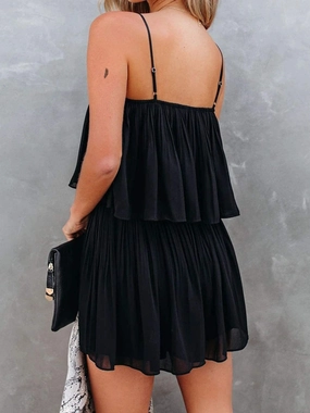Exclusive Hot Pick Mega Discount Today Ruched Spaghetti Strap Romper