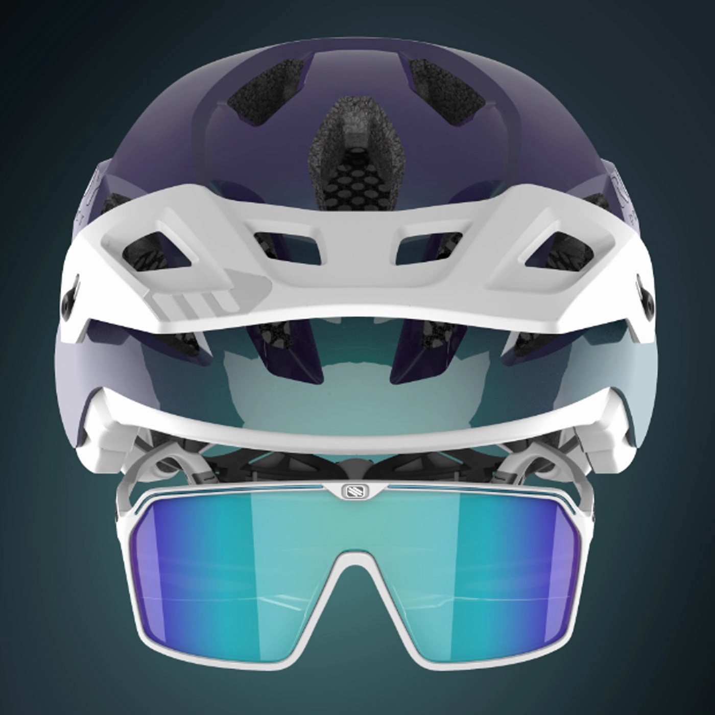 Rudy Protera  helmet   Spinshield Sunglasses kit - Iridescent