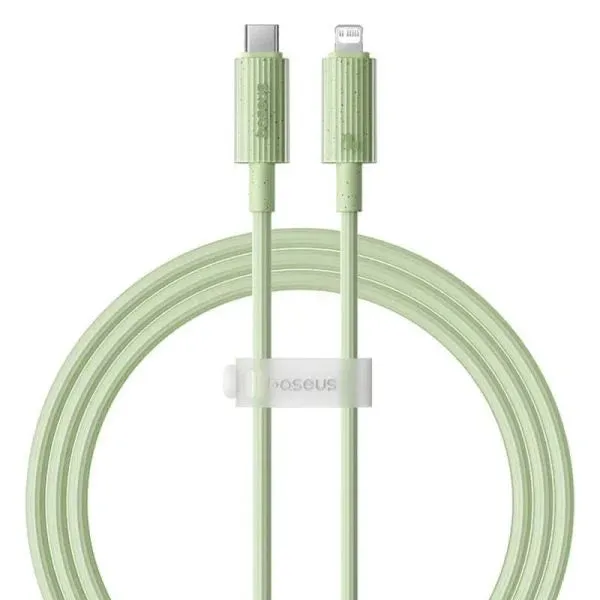 Baseus Habitat Series Fast Charging Cable Type-C To Ip 20W Natural Green 1M Weekend Sale Special