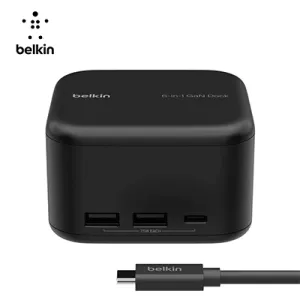 Belkin 130W Usb-C 6-In-1 Core Gan Dock MustHave Steals Weekend Sale Special