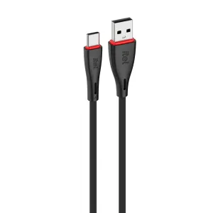 Weekend Specials Shop Save Big Itel C24S Pulse Ii 2.4A Usb-A To Type-C Cable Black