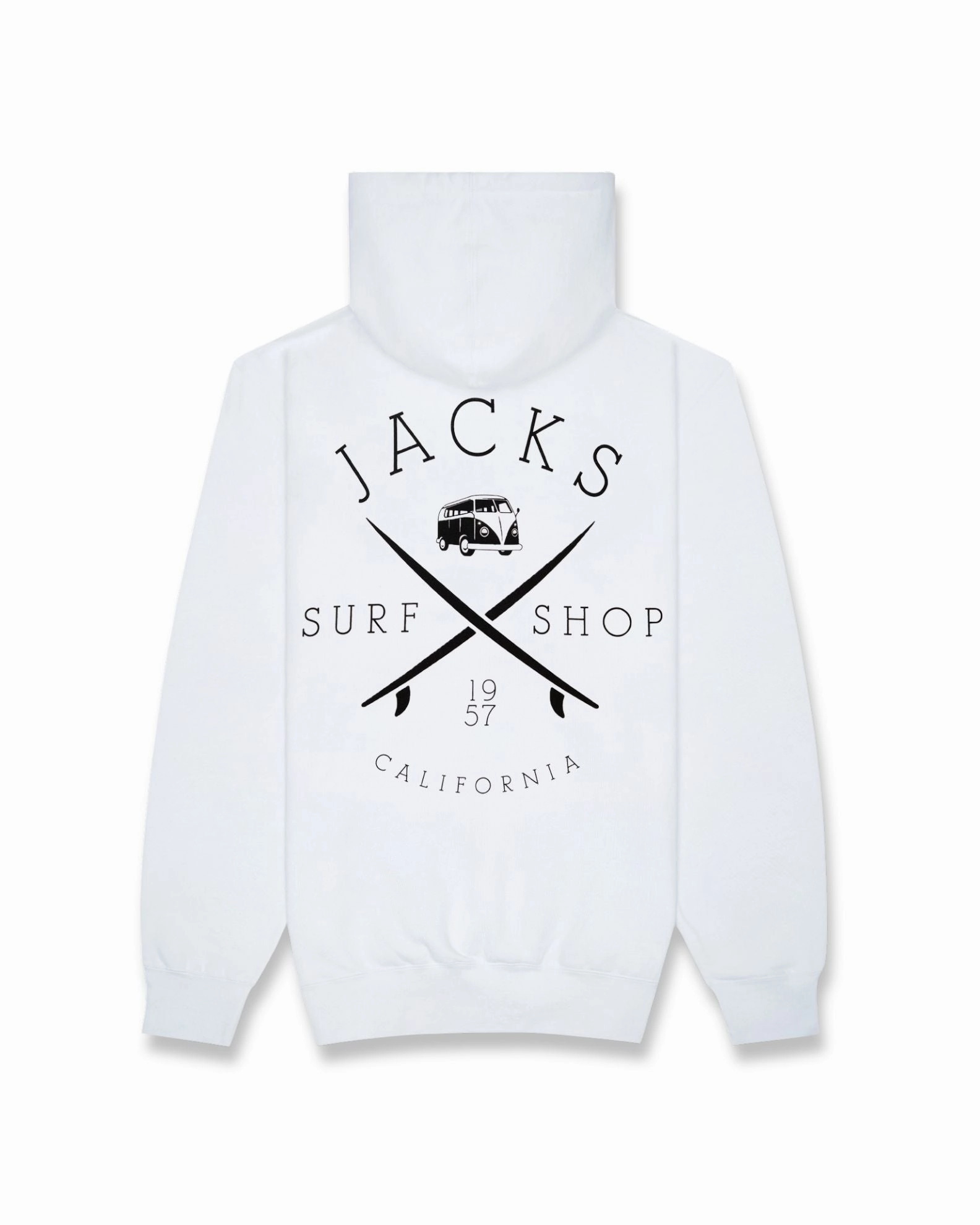 Bus Stop Classic Pullover Hoodie - White Exclusive Holiday Deal