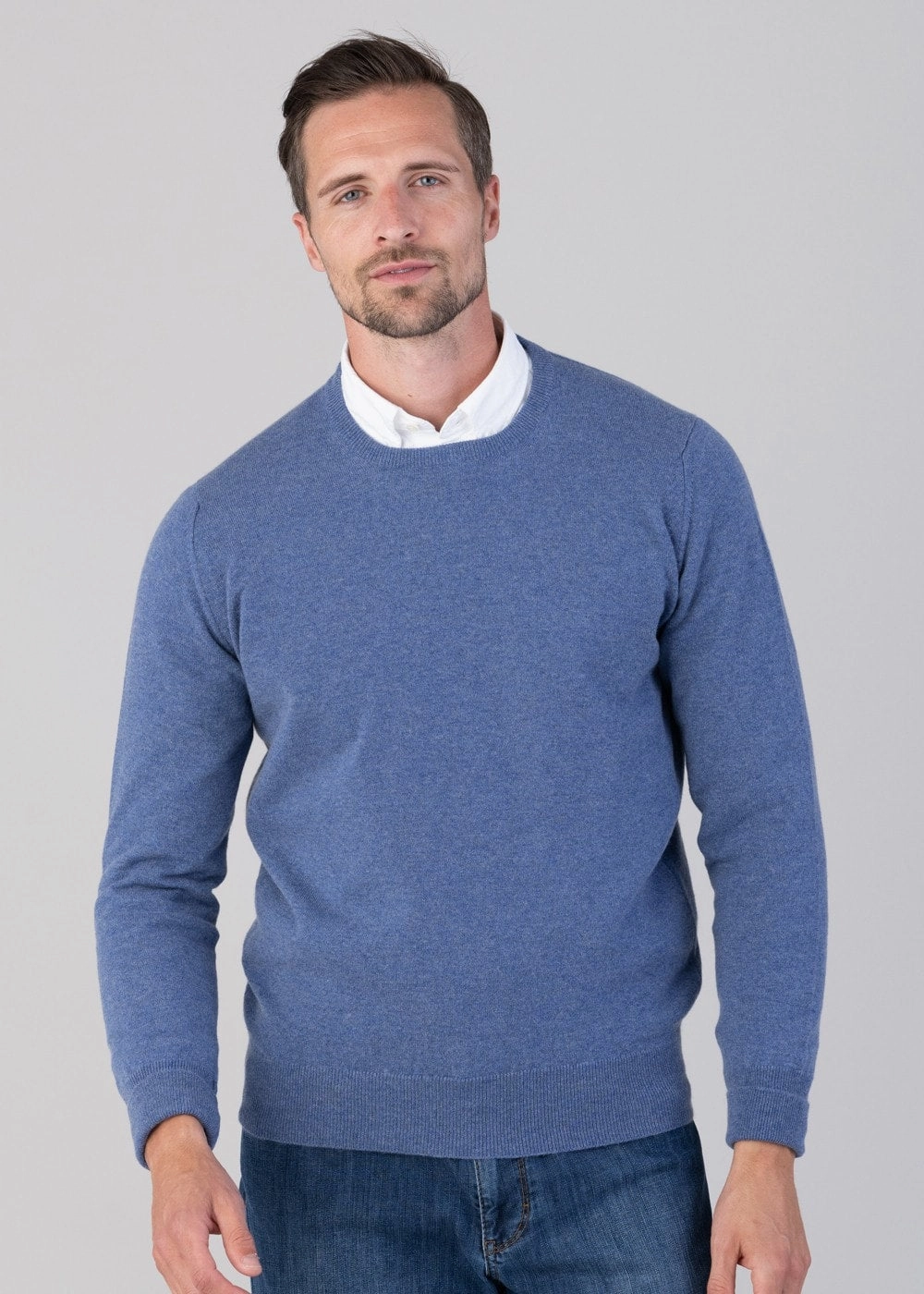 Oxton 1 Ply Cashmere Crew Neck Shop the Savings Now