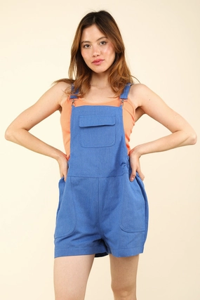 Special Deal Frenzy Very J Adjustable Suspender Overalls With Pockets