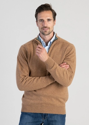 Cashmere 2 Ply Zip Neck Sweater Online Exclusive Steal
