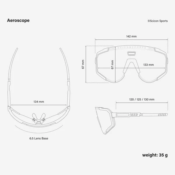 Scicon Aeroscope sunglasses - Anthracite Multimirror silver