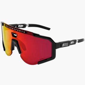 Scicon Aeroscope sunglasses - Black Multimirror red