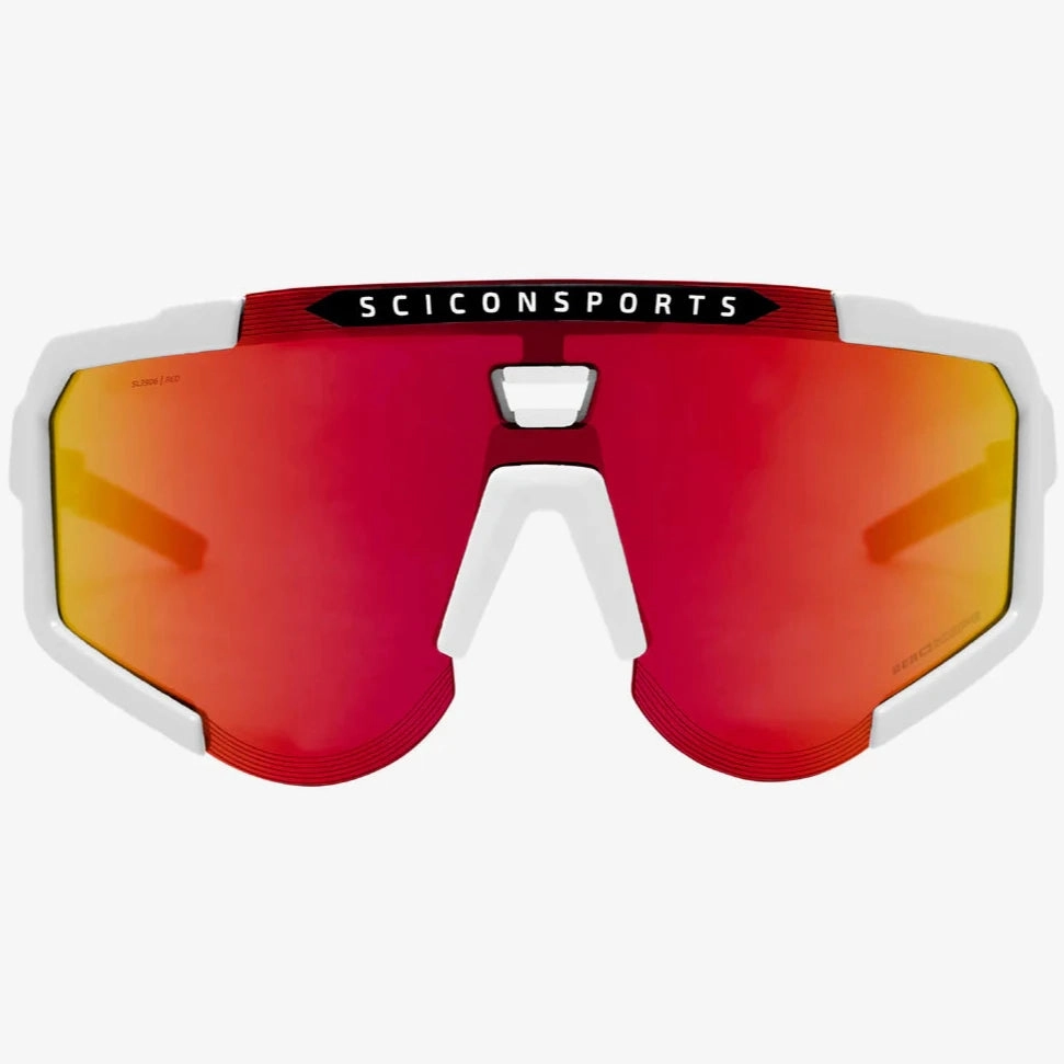 Scicon Aeroscope sunglasses - White Multimirror red