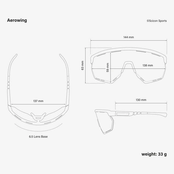 Scicon Aerowing sunglasses - Crystal photochromic silver