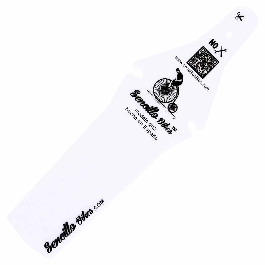 Sencillo GRT3 Rear Fender - Luminescent White