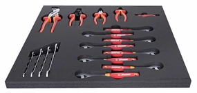 Set of tools in tray 2 for 2600B