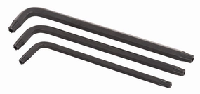 Set of tx wrenches with hole
