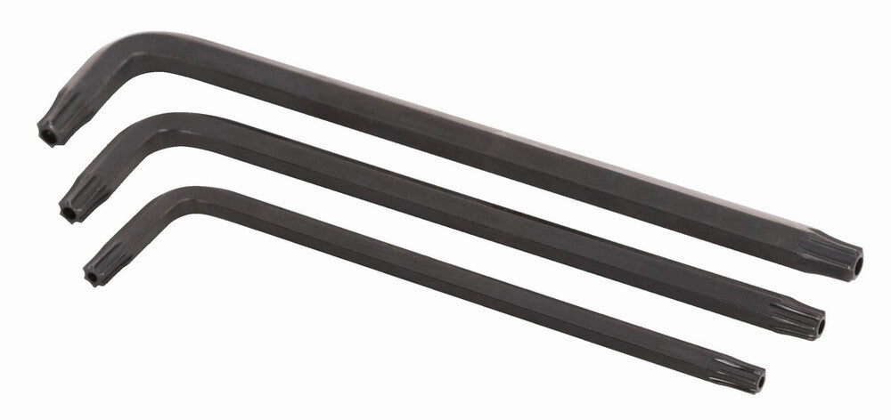 Set of tx wrenches with hole