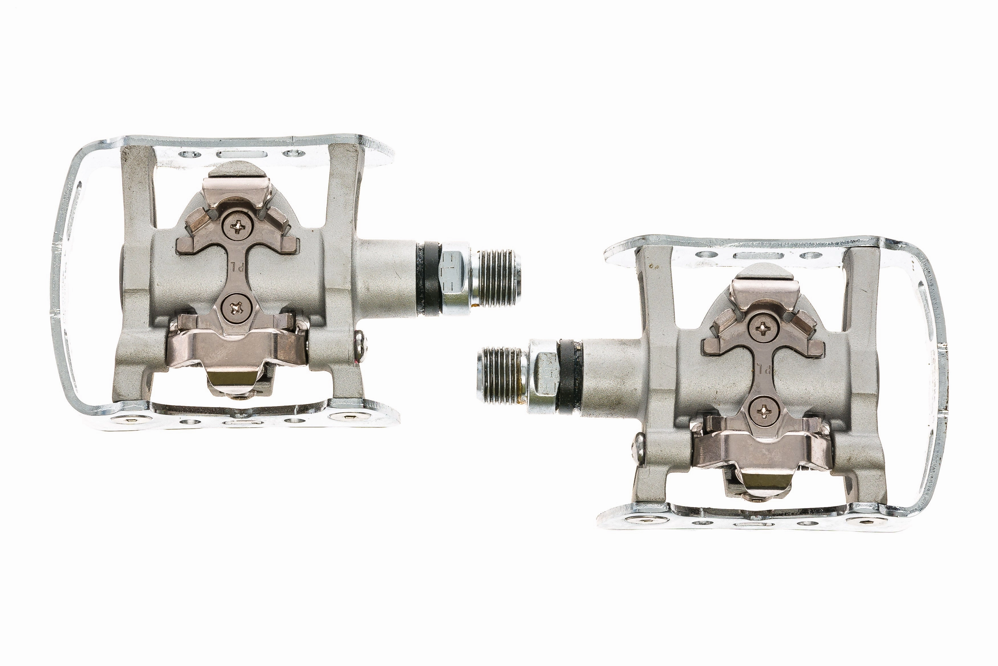 Shimano Deore PD-M324 Pedals Clipless/Platform Silver