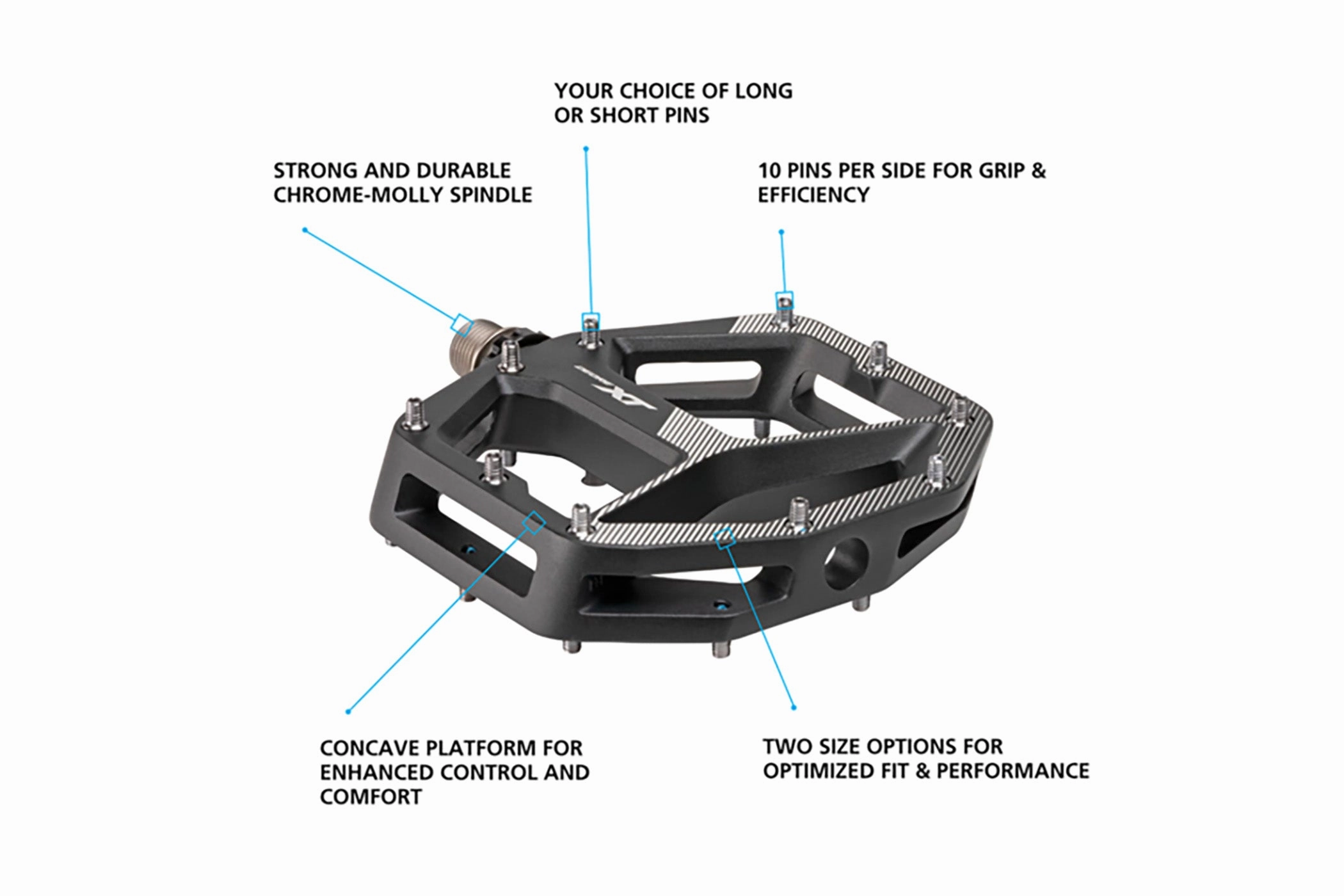 Shimano Deore XT PD-M8140 Pedals Platform Black