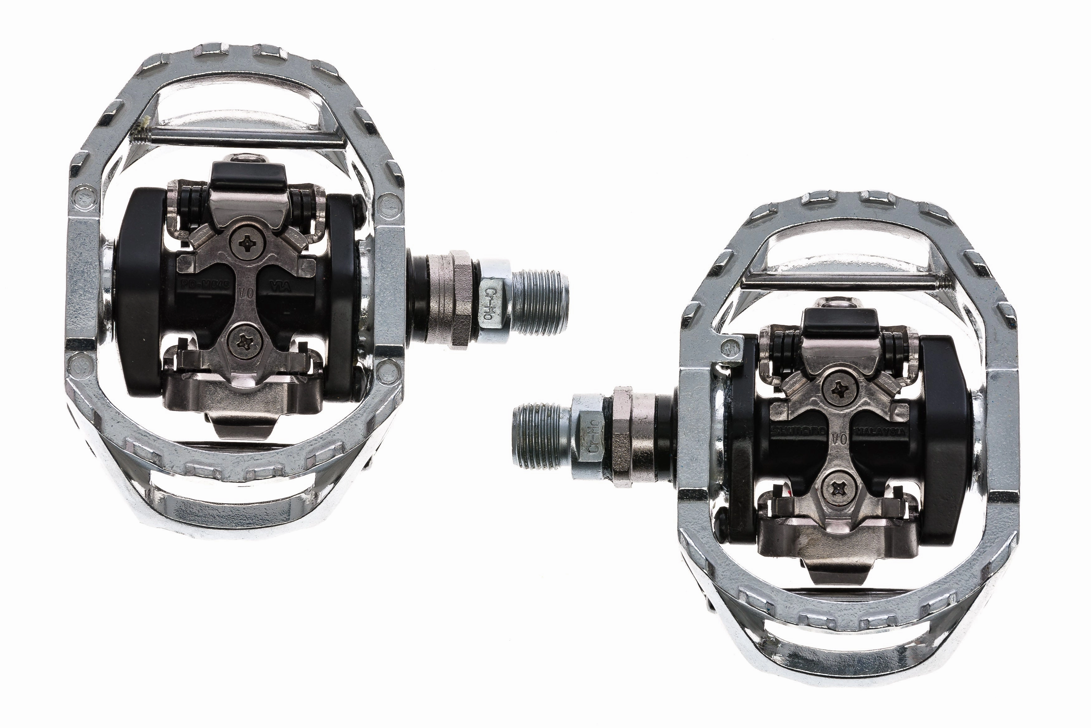 Shimano PD-M545 SPD Pedals Clipless Silver/Black